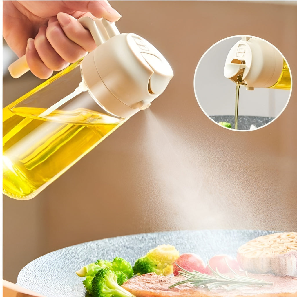 2-in-1 Oil Dispenser & Spray Bottle