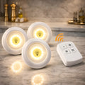 3-Pack Wireless LED Night Lights with Remote Control