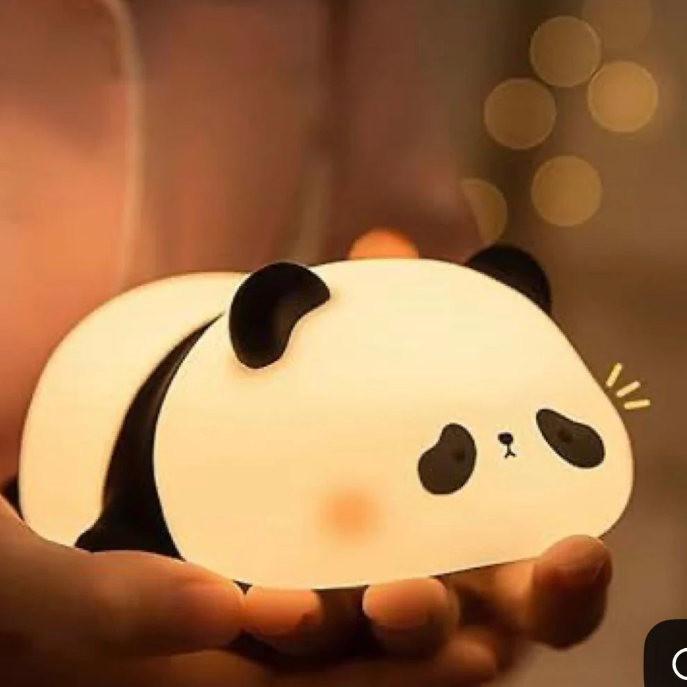 Cute Panda Silicone Lamp – Cozy Night Light